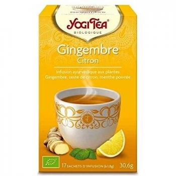 Yogi tea gingembre citron 17 sachets 30,6g