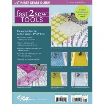Fast2sew Ultimate Seam Guide [With Self-Adhesive Guide Bars]