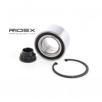 Kit de Cojinetes de Rueda RIDEX 654W0499 para Eje Delantero, Ambos Lados, Diámetro Exterior 71mm, Rodamiento a Bolas de Contacto Angular