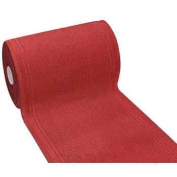 Alfombra Antideslizante para Cocina y Pasillo 67x280 cm Absorbente Burdeos