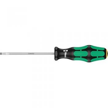 Wera 0007662700040 Destornillador plano con varilla redonda, 4 mm