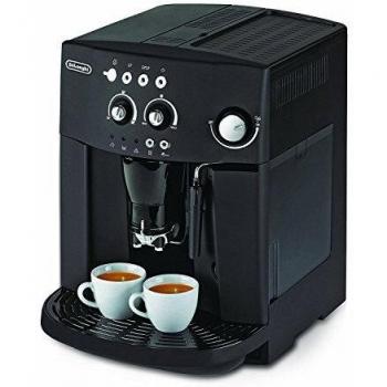 Máquina de café expreso automática DeLonghi Magnifica ESAM 4000.B con molinillo y sistema de cappuccino - 1.8L, color negro