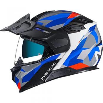 Nexx Casco Modular X.Vilijord Taiga - Negro Rojo Azul, Talla S (55/56)