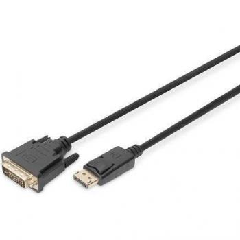 Adaptador de cable de vídeo Digitus DB-340301-030-S, DisplayPort a DVI-D (24+1), 3 m