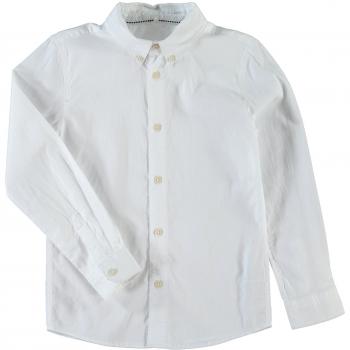 NAME IT - Camisa deportiva - Manga Larga - para niño Blanco brillante 13/14 años