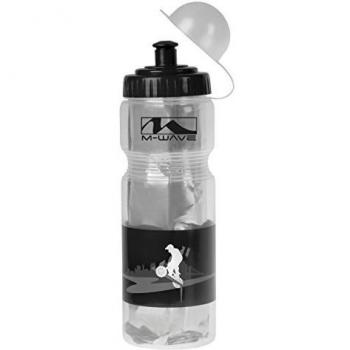 M-Wave 340340.0 Bidón, Unisex Adulto, Negro, 400 ml