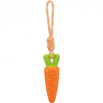 Juguete para perros Trixie Zanahoria con cuerda - aprox. 39 cm de largo