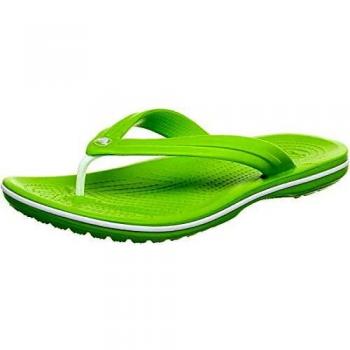 crocs Crocband Flip, Chanclas Unisex, Verde