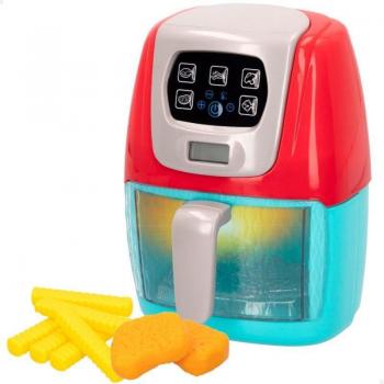 PLAY Freidora de Aire Eléctrica para Niños, Juguete de Cocina, Incluye Utensilios y Alimentos de Juguete, Funciona con 3 Pilas AAA, Recomendado