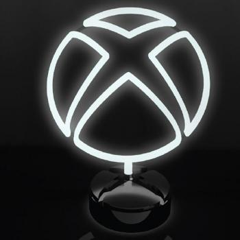 Lámpara de mesa Logo de Xbox neón blanco 22,8 cm