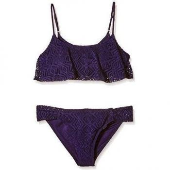 Roxy Zweiteiler Fluttr/Base Set J - Bikini completo para mujer, color azul
