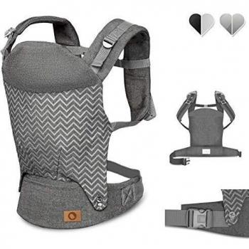 Marsupio Ergonomico Lionelo Margareet Wave, 3 Posiciones, Soporta hasta 20kg, Desde 4 Meses