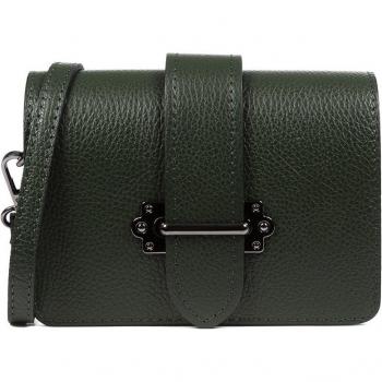 Bolso bandolera Camelia de piel auténtica Dollaro, hecho en Italia