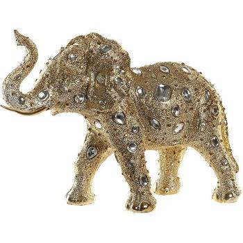 Figura Decorativa de Elefante en Resina para el Hogar - Estilo Moderno (36 x 14 x 26,5 cm)