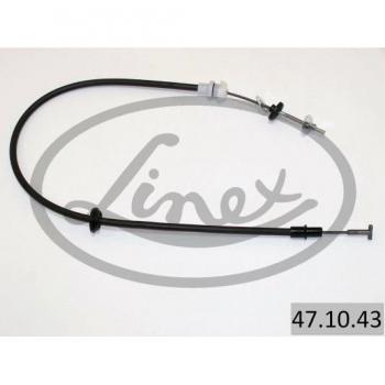 Cable de embrague LINEX 47.10.43, accionamiento del embrague, compatible con varios modelos de vehículos, alta resistencia y durabilidad, fácil instalación