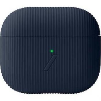 Funda de Silicona Curve para AirPods 3 - Color Índigo con Textura Rayada