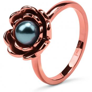Anillo de mujer Folli Follie 3R16T056RDA, acero inoxidable, color rosa, talla 16