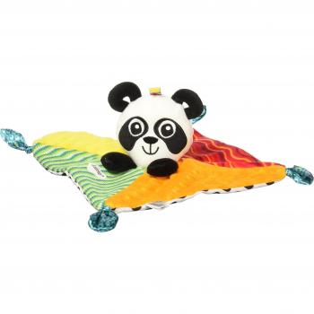 Lamaze LC27085 - Manta de Arrullo Suave con Diseño de Oso Panda para Bebés