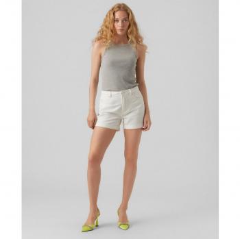 VERO MODA WEAR 10279493 ZURI Pantalones Vaqueros Shorts Mujer Blanco