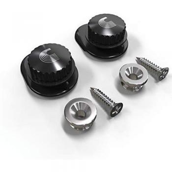 D'Addario Universal Nickel Strap Lock System for Guitar