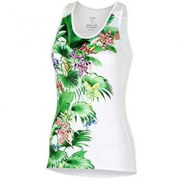 rh+ Venus W Top, Fashion Lab Bike Jersey para Mujer, Mujer, ECD0470 000L, Blanco, L