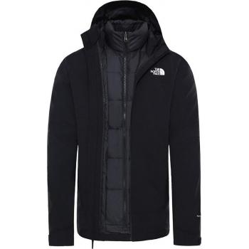 Chaqueta The North Face Mountain Light FutureLight Triclimate para hombre, color negro con logo blanco, talla S
