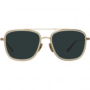 Linda Farrow JARVIS LFL1441 C3 Men's Gold Sunglasses 56mm