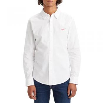 Camisa Slim Blanca Levi's Battery Housemark de Manga Larga para Hombre XS