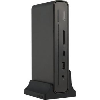 ASUS Triple Display USB-C Dock DC300 Estación de Acoplamiento USB-C con Conexión para Tres Pantallas - Negro