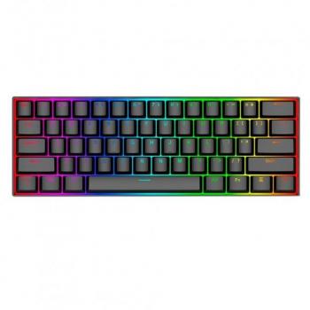 Teclado Mecánico Redragon Dragonborn, Inglés, Negro, RGB-K630RGB BLUE