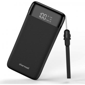 Charmast® PowerBank 20800mAh Batería Externa Portátil Power Delivery QC3.0 Carga Rápida con Micro Cable y Tipo C Cargador portatil para iPhone X/XS, iPad, Huawei, Samsung y Tablet