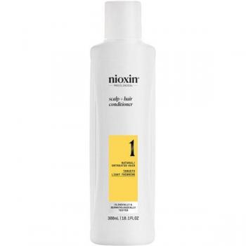 Nioxin System 1 Cuero cabelludo + cabello - Acondicionador revitalizante para cabello natural no tratado, 300 ml, unisex