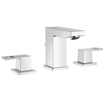 Grohe Eurocube S-Size 3-Hole Basin Mixer Tap DN15