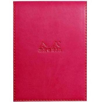 Funda porta-bloc + bloc Rhodia 138112C - Cuadricula (5x5mm) - 11,5 x 15,8 + bloc N°13