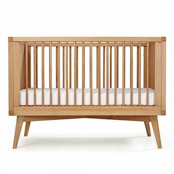 Cuna Evolutiva de Madera Natural 70x140 cm con Alturas Ajustables