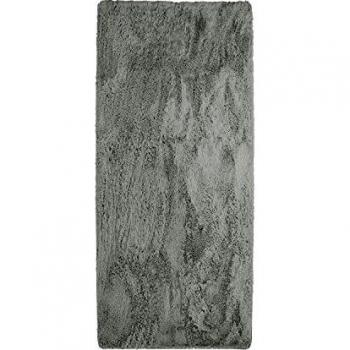 Alfombra Shaggy Lavable Neo Yoga - Microfibra Extra Suave, 80 x 180 cm, Gris Claro