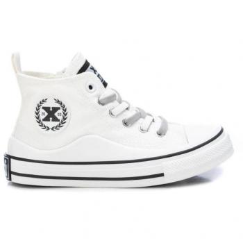 Bota Lona Cordones Niñas Xti - Zapatilla Infantil Cómoda y Moderna, Modelo 150336 en Blanco