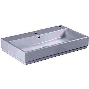Cube Ceramic Lavabo de sobreencimera 80 cm