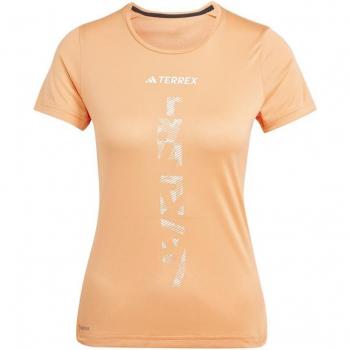 Camiseta de Trail Running Adidas Terrex Agravic Mujer Naranja Talla XS