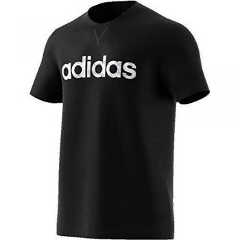 adidas E Camo Lin tee T-Shirt, Hombre, Black/White/Grey One F17/Grey Three F17, XS