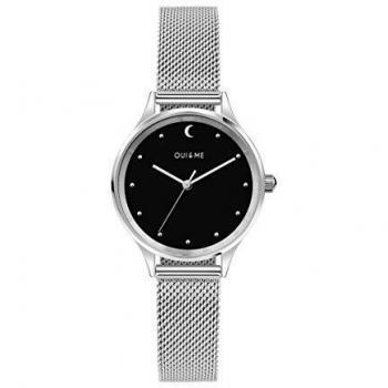 Oui & Me Bichette Black Dial Stainless Steel Quartz Women's Watch