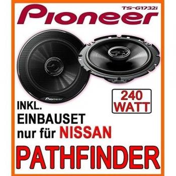 Nissan Pathfinder R51 - Lautsprecher - Pioneer TS-G1732i - 16cm Einbauset