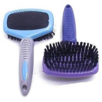 Carda y Cepillo 2 en 1 20 cm - Morado