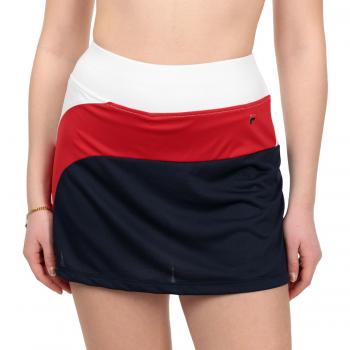 Falda Fila Michi para Mujeres - Azul Oscuro, Multicolor