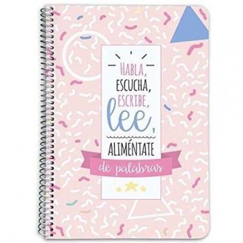 Grupo Erik Editores - Cuaderno Tapa Dura A5 5x5mm Amelie Classic Rosa