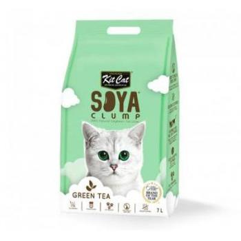Kit Cat Soya Clump Soybean Litter – Green Tea 7L