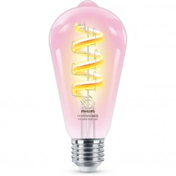 Bombilla inteligente Philips Filamento transparente 40 W ST64 E27