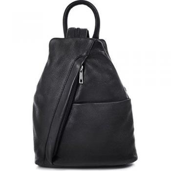 ESTABLISHED SEVENTY9 - Bolso mochila  de cuero para mujer negro negro