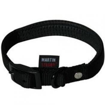 Collar Confort de Nylon para Perros 20-45 Negro Martin Sellier