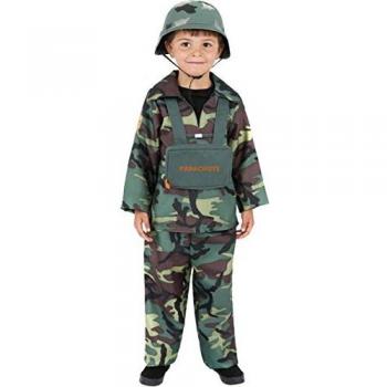 Disfraz de Soldado Paracaidista para Niño con Top, Pantalones y Mochila